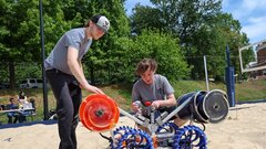 Студенты создали робота по добыче лунного грунта для NASA