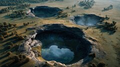 Необъяснимые кратеры в Сибири: откуда появляются эти загадочные воронки