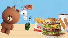 Во «Вкусно — и точка» появились персонажи Line Friends