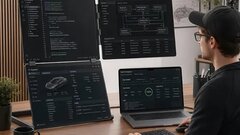 NexFold создала портативный монитор Fold 7 с тремя экранами