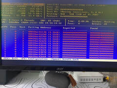 .Один из модулей комплекта DDR4 объёмом 16 ГБ начал выдавать ошибки в MemTest86+
