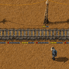 Схема из Factorio: игрок ставит план-схему, боты-дроны сами приносят детали и монтируют их на место