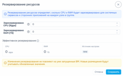 Резервирование вычислительных ресурсов
